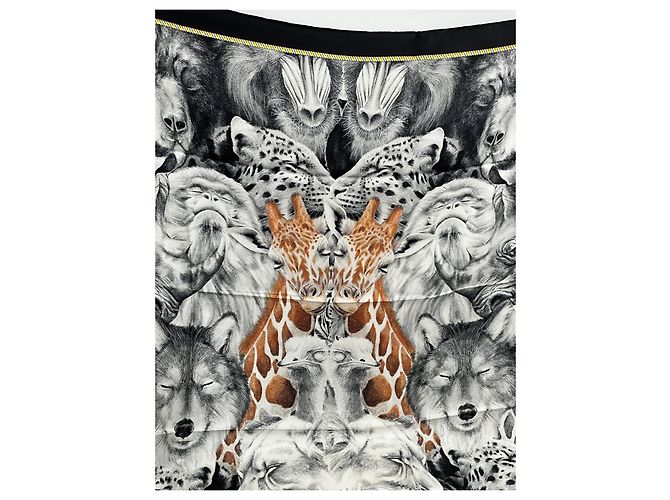 Sciarpa Burberry in seta multicolore 90x90cm - vista 11
