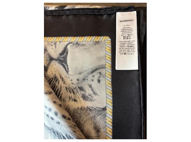Sciarpa Burberry in seta multicolore 90x90cm - vista 2