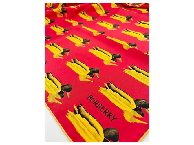 Sciarpa Burberry in seta multicolore 90x90cm - vista 6