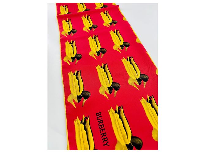 Sciarpa Burberry in seta multicolore 90x90cm - vista 8