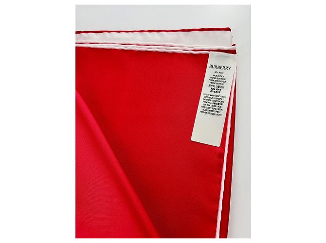 Burberry Silk Scarf Multicolor 90x90cm Multiple colors - view 3
