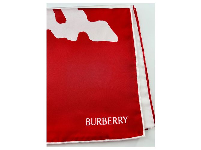 Burberry Silk Scarf Multicolor 90x90cm Multiple colors - view 4