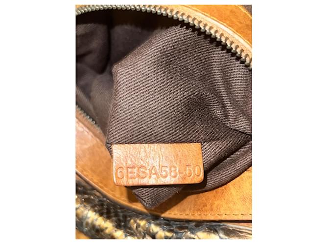Chloé Bronze Python Silverado Shoulder Bag - view 12