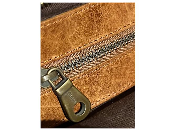 Chloé Bronze Python Silverado Shoulder Bag - view 7