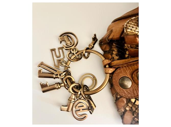Chloé Bronze Python Silverado Shoulder Bag - view 8