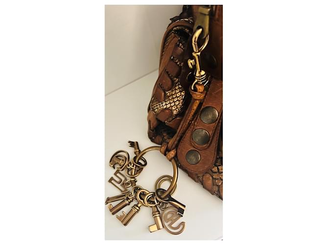 Chloé Bronze Python Silverado Shoulder Bag - view 9