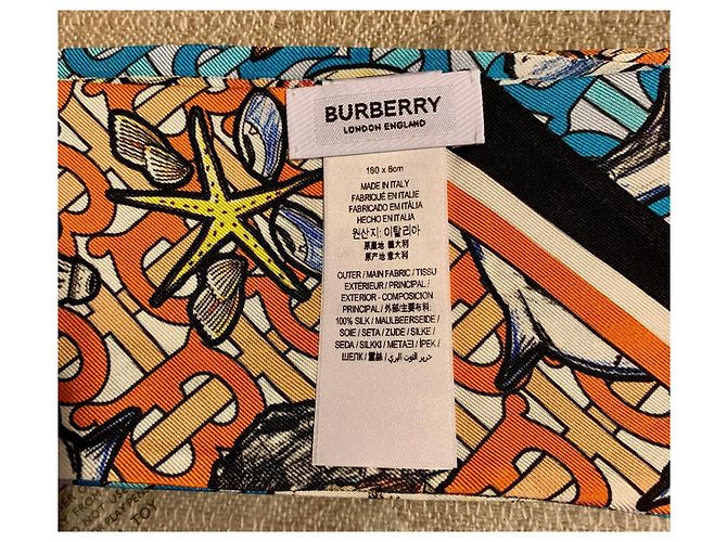Burberry Seidentuch Mehrfarbig Mehrfarben - Ansicht 3