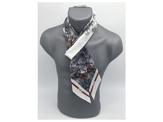 Sciarpa Choker Burberry in Seta Multicolore - vista 4