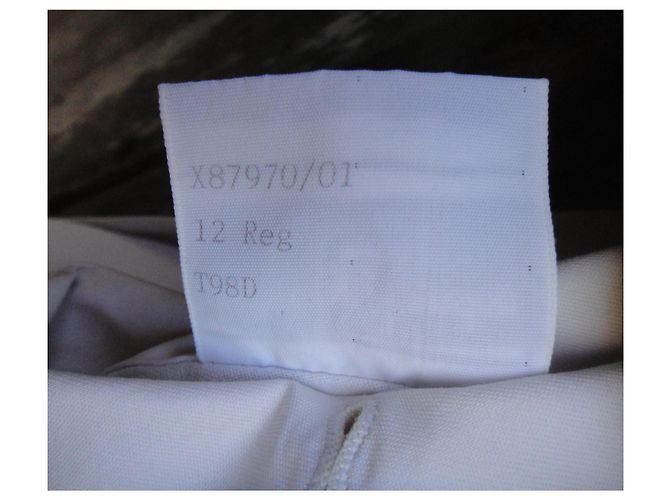 Gabardina Burberry blanca de algodón Blanco - vista 6