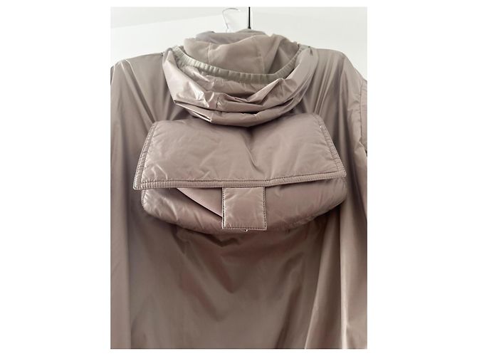 Fendi Windbreaker Logo Polyamid Beige Anthrazitgrau Bronze - Ansicht 11