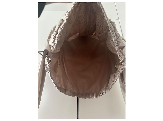 Fendi Windbreaker Logo Polyamid Beige Anthrazitgrau Bronze - Ansicht 5