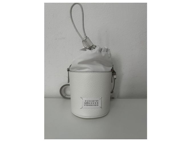 Maison Martin Margiela Borsa Bucket Maison Margiela Bianco - vista 2