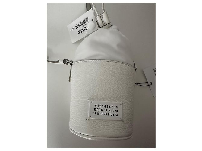 Maison Martin Margiela Borsa Bucket Maison Margiela Bianco - vista 4