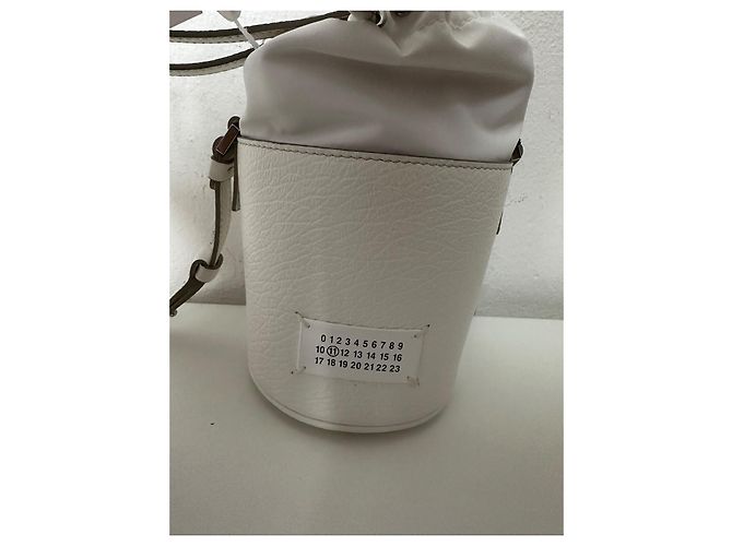 Maison Martin Margiela Borsa Bucket Maison Margiela Bianco - vista 5