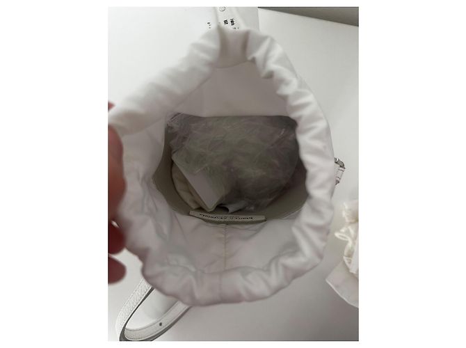 Maison Martin Margiela Borsa Bucket Maison Margiela Bianco - vista 7