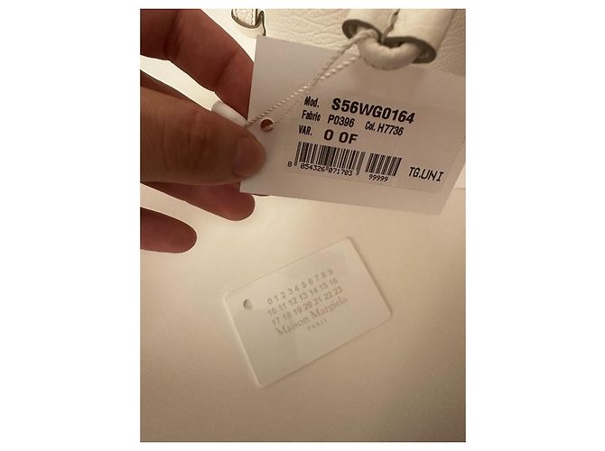 Maison Martin Margiela Borsa Bucket Maison Margiela Bianco - vista 9