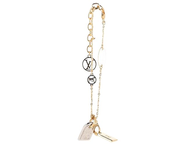 Twist Bracciale LV Nanogram Louis Vuitton in metallo dorato D'oro - vista 3