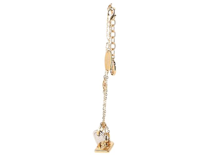 Twist Bracciale LV Nanogram Louis Vuitton in metallo dorato D'oro - vista 4