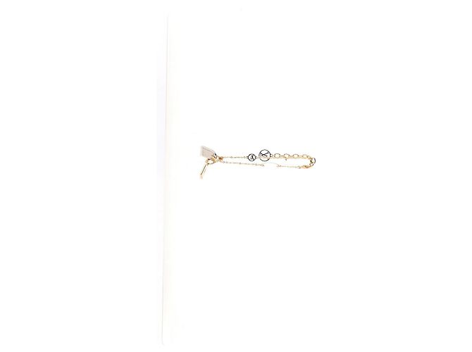 Twist Bracciale LV Nanogram Louis Vuitton in metallo dorato D'oro - vista 9