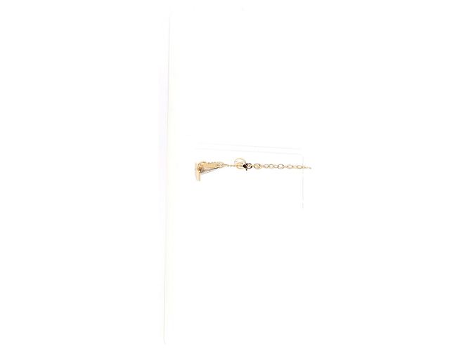 Twist Bracciale Louis Vuitton Nanogram bicolore in metallo dorato D'oro - vista 11