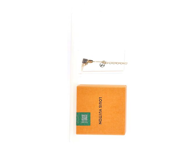 Twist Bracciale Louis Vuitton Nanogram bicolore in metallo dorato D'oro - vista 13