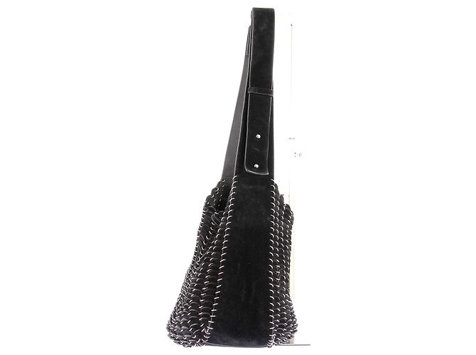 PACO RABANNE Borse T. Pelle Nero - vista 3