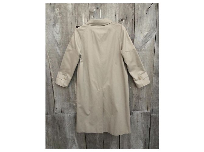 Abrigo impermeable Burberry en gabardina beige - vista 6