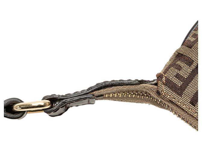 Fendi Beige Zucchino Canvas Crossbody - vista 10