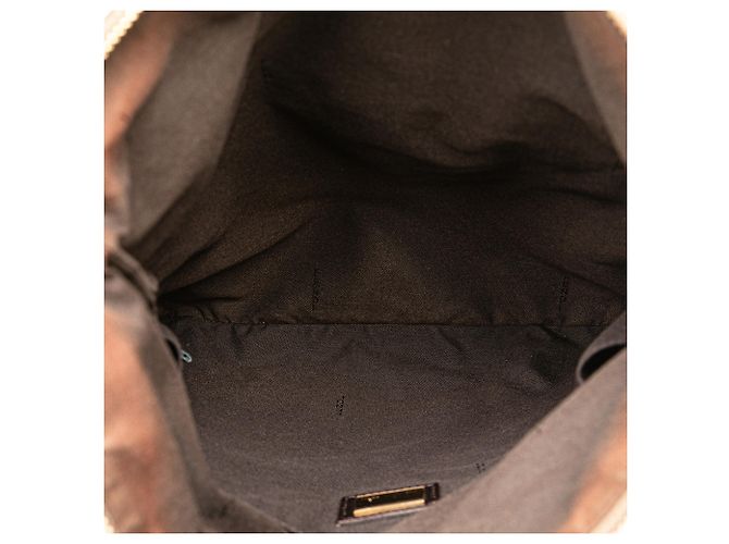 Fendi Beige Zucchino Canvas Crossbody - vista 4