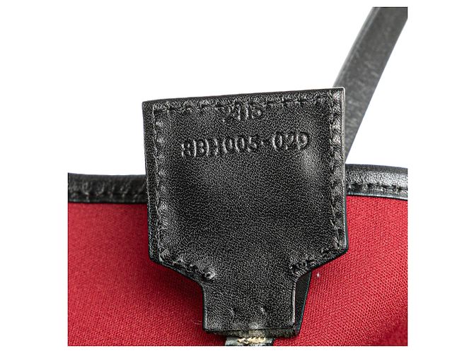 Fendi Rote Medium Zucchino Canvas Roll Tote Bordeaux - Ansicht 10