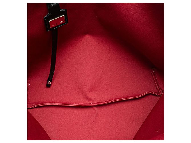 Fendi Rote Medium Zucchino Canvas Roll Tote Bordeaux - Ansicht 4