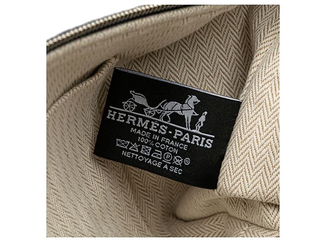 Étui Hermès Blue Small Toile Bride A Brac Bleu Bleu foncé - vue 5