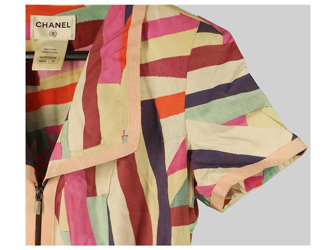 Increíble vestido de pasarela de Chanel Multicolor - vista 4