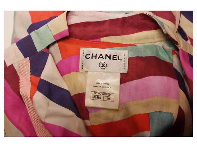 Increíble vestido de pasarela de Chanel Multicolor - vista 8