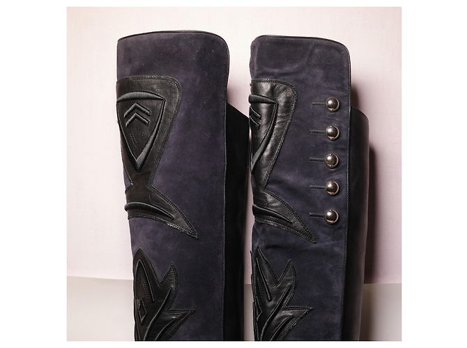 Botas largas Isabel Marant increíbles Azul marino - vista 15