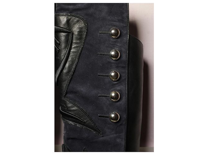 Botas largas Isabel Marant increíbles Azul marino - vista 3