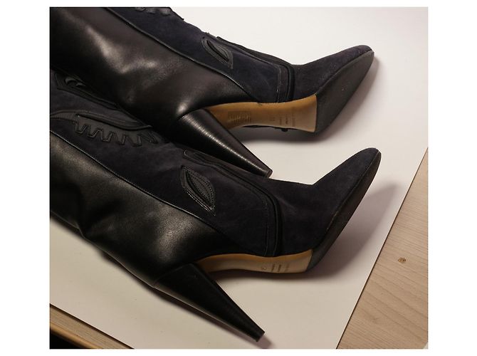 Botas largas Isabel Marant increíbles Azul marino - vista 9