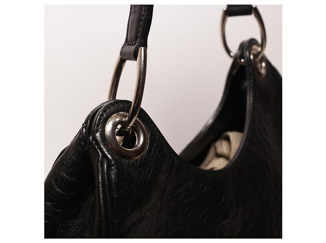 Incredibile borsa in pelle Gucci Nero - vista 19