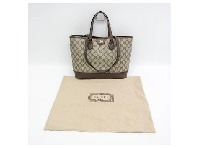 Borsa Tote Media Double G di Gucci Beige - vista 2