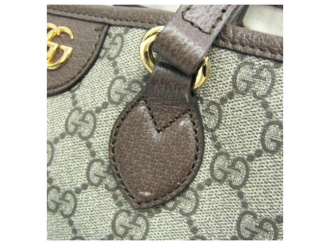 Borsa Tote Media Double G di Gucci Beige - vista 7