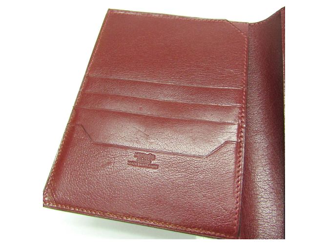 Hermès Billetera bi-fold Hermes Julla en Burdeos - vista 10