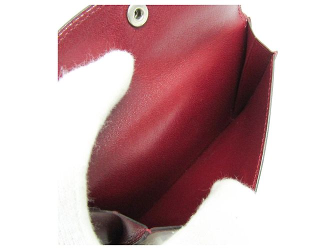 Hermès Billetera bi-fold Hermes Julla en Burdeos - vista 4