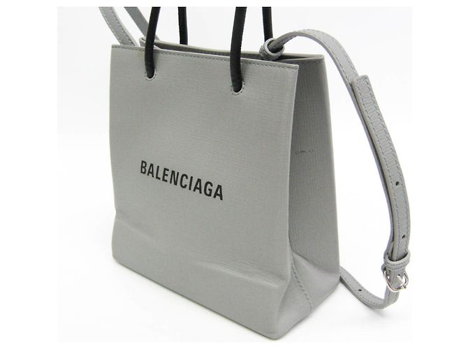 Borsa da shopping Balenciaga XXS 597858 Marrone - vista 6