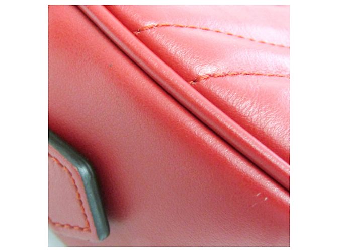 Borsa a tracolla Gucci GG Marmont Small Rosso - vista 6