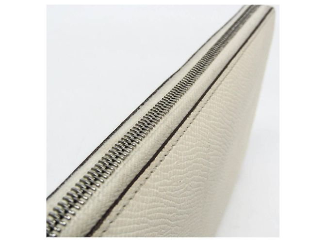 Cartera larga para mujer de cuero Epsom Silk'in Azap de Hermès Crudo - vista 10