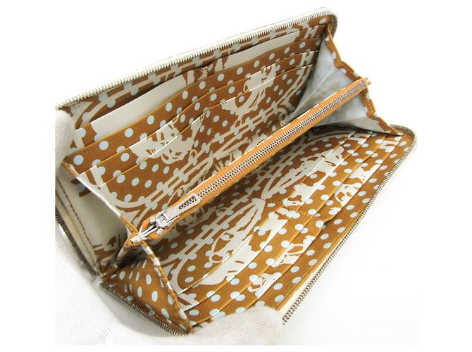 Cartera larga para mujer de cuero Epsom Silk'in Azap de Hermès Crudo - vista 3