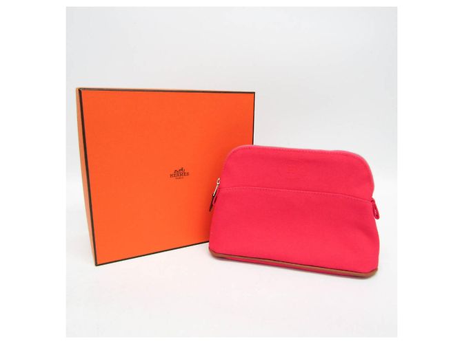 Pochette Mini Bolide di Hermès Marrone Rosa - vista 2