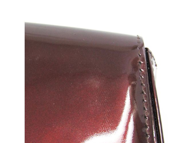 Borsa Clutch Pochette Sobe Vernis Louis Vuitton Bordò - vista 7