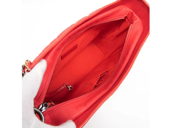Borsa hobo Chanel Gabrielle De Chanel Rosso - vista 10