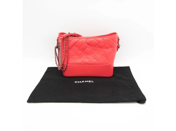 Borsa hobo Chanel Gabrielle De Chanel Rosso - vista 2